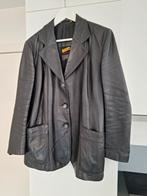 Klasieke vintage lederen jas Vera Pelle 1976 blazer model, Kleding | Dames, Ophalen of Verzenden, Zo goed als nieuw, Zwart