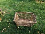 mand van geweven rieten hout, Tuin en Terras, Ophalen, Gebruikt, Hout