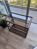 stuk uit de 60’s met grijs gefumeerd glas, Ophalen