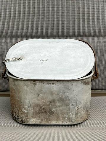 WW2 ABBL Belgisch Leger kantine rommelkit eetbak mei 1940 beschikbaar voor biedingen