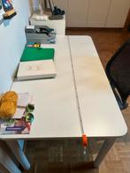Witte houten tafel, Huis en Inrichting, Ophalen, Gebruikt, 50 tot 100 cm, 150 tot 200 cm
