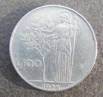1956 - 100 lires R - port 1,50 euros par courrier, Timbres & Monnaies, Monnaies | Europe | Monnaies non-euro, Enlèvement ou Envoi