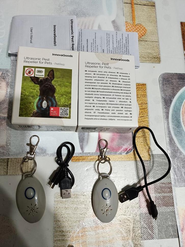 elektronisch tekenafweermiddel, Dieren en Toebehoren, Honden-accessoires, Gebruikt, Ophalen of Verzenden