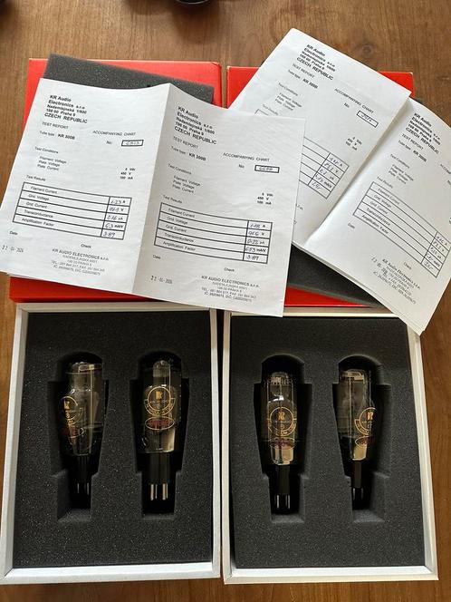 KR Audio Tubes HIGHEND 2x setjes pair  kenners weten, Audio, Tv en Foto, Audiokabels en Televisiekabels, Ophalen