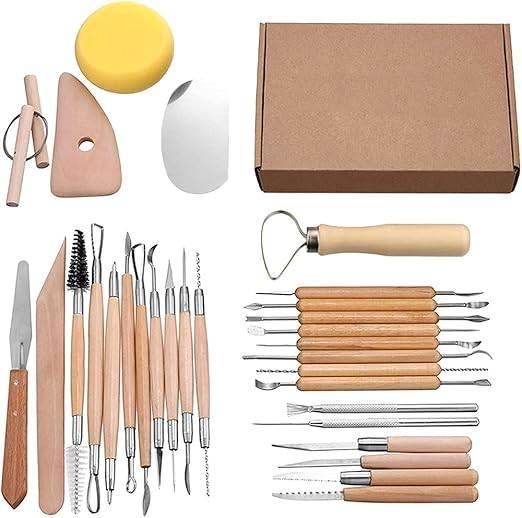 Outils de sculpture sur poterie | LIVRAISON GRATUITE, Hobby & Loisirs créatifs, Poterie, Neuf, Envoi