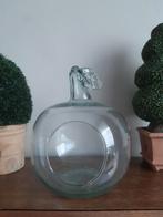 Glas bloempot appel, Huis en Inrichting, Ophalen of Verzenden