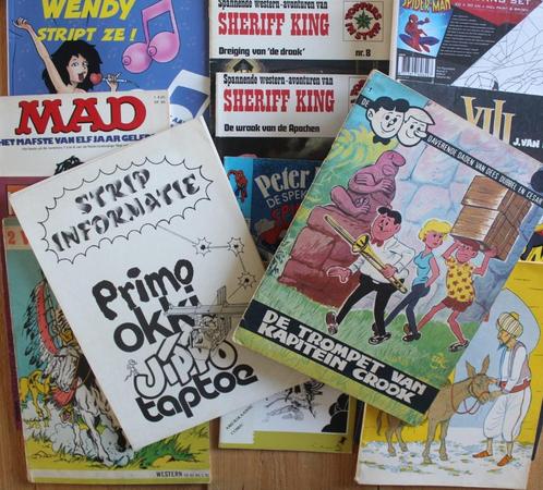 lot van 13 stripverhalen + verfset Spiderman prijs voor alle, Boeken, Stripverhalen, Gelezen, Meerdere stripboeken, Ophalen of Verzenden