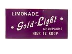 Reclamebord Gold-Light, Enlèvement ou Envoi, Panneau publicitaire