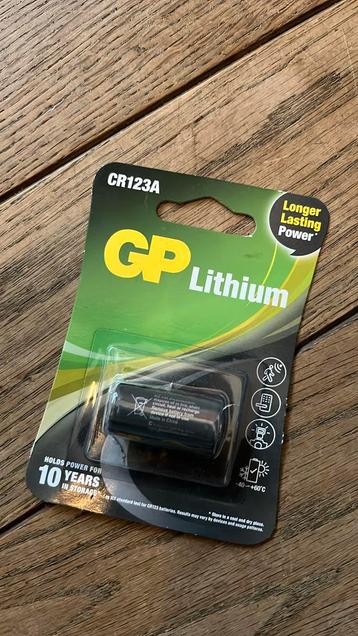 CR123A GP Lithium batterij  beschikbaar voor biedingen
