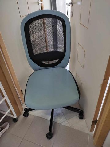 Chaise de bureau, Enlèvement, Comme neuf, Bleu, Chaise de bureau