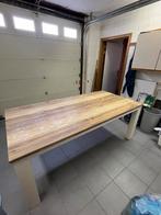 Grote volhouten tafel te koop voor spotprijs, Huis en Inrichting, Tafels | Eettafels, Ophalen, 100 tot 150 cm, Zo goed als nieuw