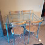Table de cuisine avec 4 chaises, Enlèvement ou Envoi, Utilisé