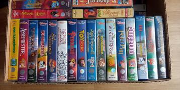 VHS videocassettes Disney tekenfilms  beschikbaar voor biedingen