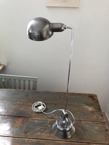 AUTHENTIEKE VINTAGE LAMP PERRIAND JUMO 605 CHROOM beschikbaar voor biedingen