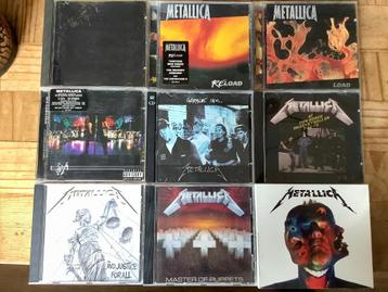 Lot Metallica cd’s  disponible aux enchères