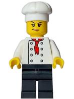 Lego figuur adp107 Bistro Chef - Female / B1-2, Ophalen of Verzenden, Zo goed als nieuw, Losse stenen, Lego