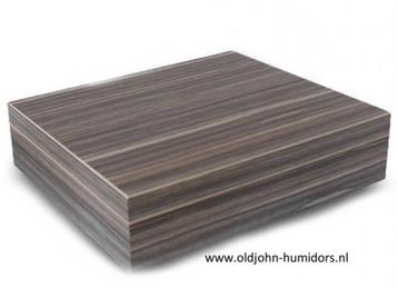 H53 HUMIDOR ZEBRANO WOOD /CEDERHOUT MERK BOOKWILL 30 SIGAREN beschikbaar voor biedingen