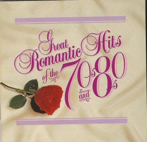 CD box " Great romantic hits of the 70's & 80's", CD & DVD, CD | Pop, Enlèvement ou Envoi