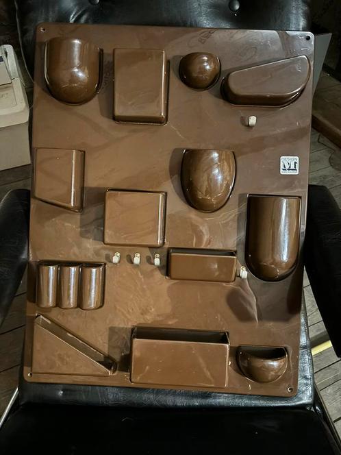 Ingo Maurer jaren 70 wandbureau + plank en spiegels, Huis en Inrichting, Woonaccessoires | Wandplanken en Boekenplanken, Zo goed als nieuw