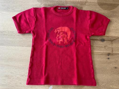 diesel rode t-shirt maat 116 of 6 jaar - BD3, Kinderen en Baby's, Kinderkleding | Maat 116, Gebruikt, Jongen of Meisje, Shirt of Longsleeve