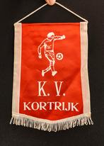 KV Kortrijk KVK Courtrais 1980s unieke vintage voetbal vlag, Enlèvement ou Envoi, Jeu