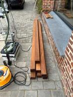 Orkan palen 90x90 270 cm lang, 7 stuks, Tuin en Terras, Palen, Balken en Planken, Ophalen, Palen, Nieuw, Hardhout