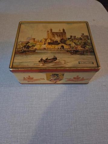 Ancienne boîte en fer blanc., Enlèvement ou Envoi, Utilisé