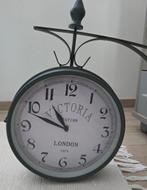 Horloge de gare à double face de style vintage, Enlèvement ou Envoi, Comme neuf, Analogique, Horloge murale