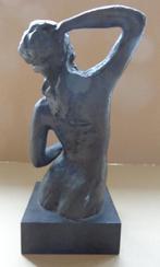 BELGISCHE SCHOOL / NAAKTE VROUW / SCULPTUR BRONS / H=26cm, Antiek en Kunst, Ophalen of Verzenden