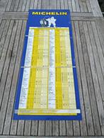 Michelin reclame bord bandendruk 1974, Ophalen, Gebruikt, Reclamebord