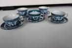 porseleinen kopjes en schotels "blue willow", Antiek en Kunst, Verzenden