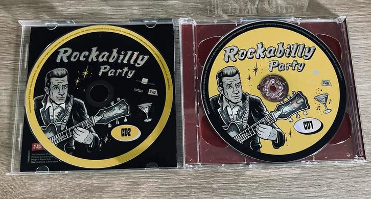 Een originele dubbel-cd van „Rockabilly Party” (Souvenir), Cd's en Dvd's, Cd's | Verzamelalbums, Zo goed als nieuw, Overige genres