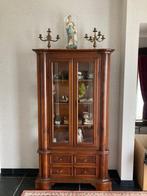 Houten vitrinekast, Huis en Inrichting, Ophalen, Klassiek, 50 tot 100 cm, Zo goed als nieuw