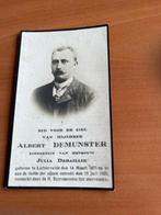 Rouwkaart A. Demunster  Lichtervelde 1876 + 1930, Collections, Images pieuses & Faire-part, Carte de condoléances, Envoi