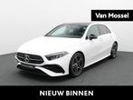 Mercedes-Benz A 200 AMG Line + PANORAMISCH DAK + NIGHTPAKKET, Stof, Zwart, 4 cilinders, Wit