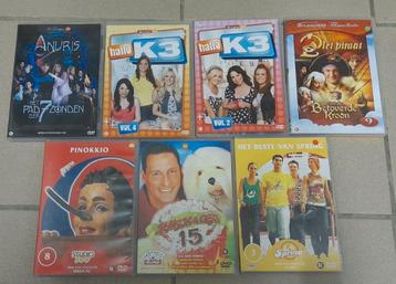Dvd´s studio 100, samson, anubis, hallo k3, spring, pinokkio beschikbaar voor biedingen