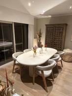 JUNTOO Artisano plat ovaal claylime Eggshell, Huis en Inrichting, Tafels | Eettafels, Ophalen, Nieuw, Ovaal