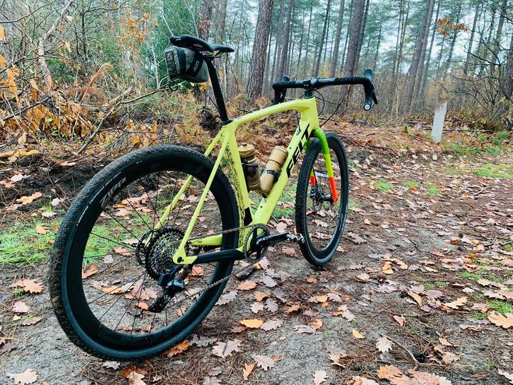 Gravel carbon breed felt maat 56 large, Fietsen en Brommers, Fietsen | Racefietsen, Zo goed als nieuw, Carbon, Ophalen