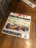 originele poster 1970 Grote Prijs België F1 Francorchamps, Verzamelen, Gebruikt, Ophalen of Verzenden, Formule 1