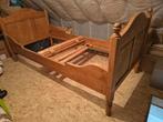 Elegant houten 1 persoonsbed, Ophalen, Hout
