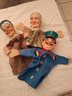 3 vintage poppen poppenkast., Verzamelen, Poppen, Ophalen of Verzenden, Zo goed als nieuw