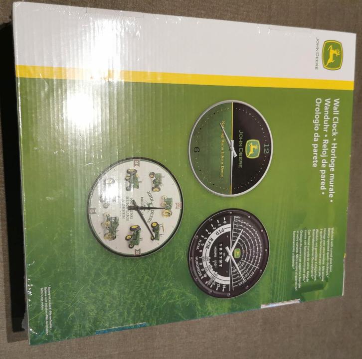 wandklok john deere, Maison & Meubles, Accessoires pour la Maison | Horloges, Neuf, Horloge murale, Enlèvement ou Envoi