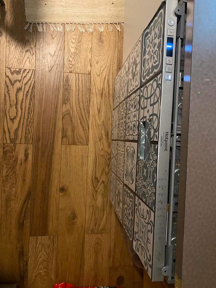 Lave vaisselle Hotpoint Ariston, Elektronische apparatuur, Vaatwasmachines, Zo goed als nieuw, Inbouw, Minder dan 85 cm, 45 tot 60 cm