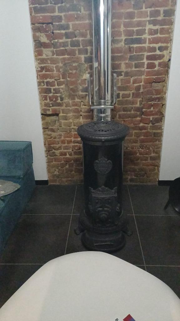 Le petit Godin hout/kolen kachel ! NIEUW !, Huis en Inrichting, Kachels, Nieuw, Vrijstaand, Overige soorten, Overige brandstoffen