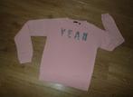 Roze sweater met print in strass (158-164), Kinderen en Baby's, Meisje, Trui of Vest, Ophalen of Verzenden, Zo goed als nieuw