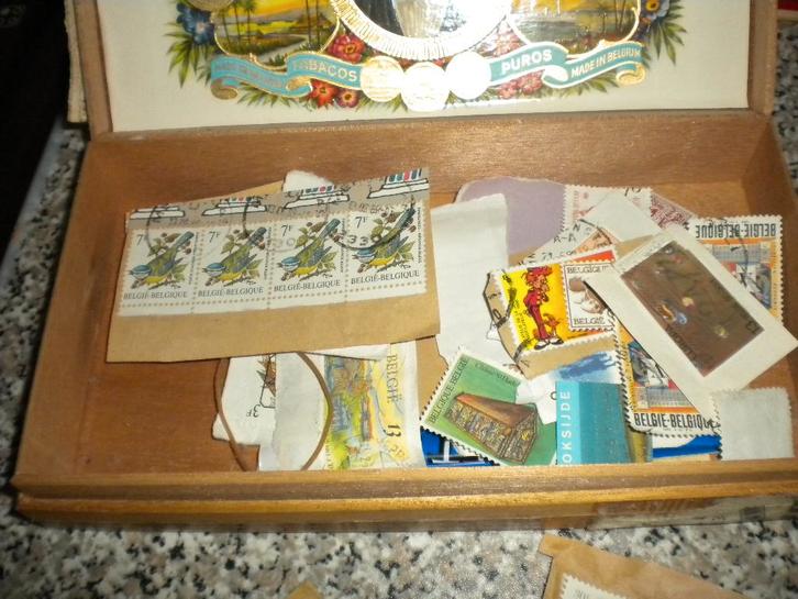 Belgische postzegels, Diversen, Rommelmarktspullen, Ophalen