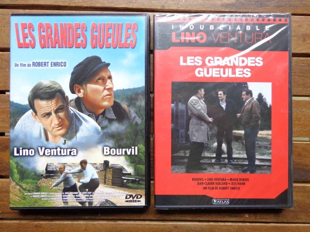 )))  Les Grandes Gueules  //  Lino Ventura / Bourvil  (((, Tous les âges, Enlèvement ou Envoi, Utilisé, Drame