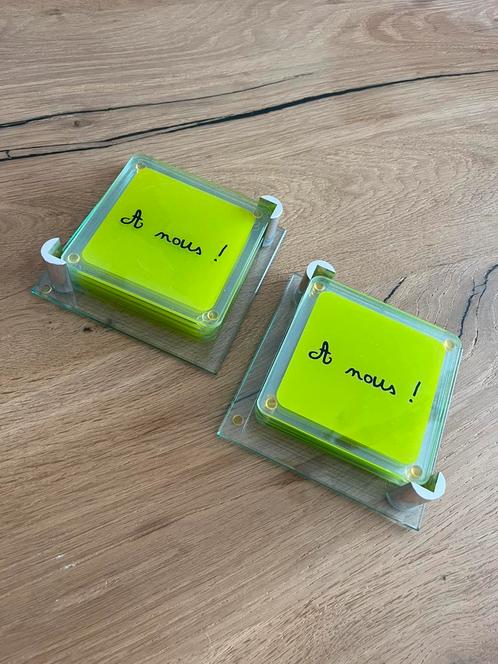 Onderzetters, Huis en Inrichting, Woonaccessoires | Onderzetters, Zo goed als nieuw, Glas of Kopje, Ophalen of Verzenden