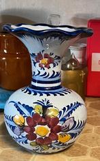 blauwe vaas, Ophalen, Overige materialen, Blauw, Zo goed als nieuw