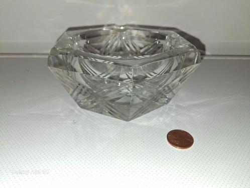 VINTAGE oude kristallen asbak, Antiek en Kunst, Antiek | Glaswerk en Kristal, Ophalen of Verzenden
